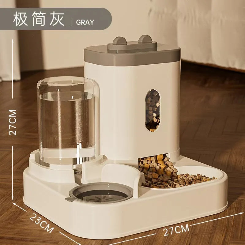 Automatisk Matskål med Vattendispenser – Universal för Katt & Hund