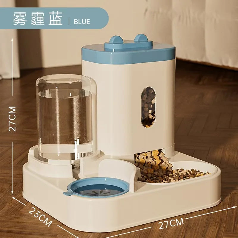 Automatisk Matskål med Vattendispenser – Universal för Katt & Hund