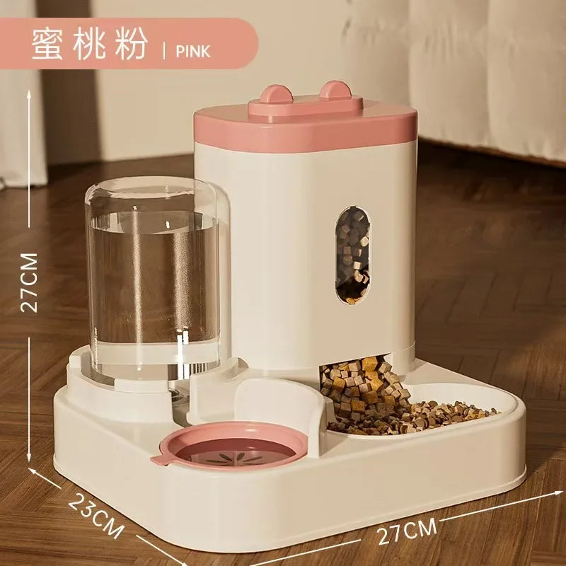 Automatisk Matskål med Vattendispenser – Universal för Katt & Hund